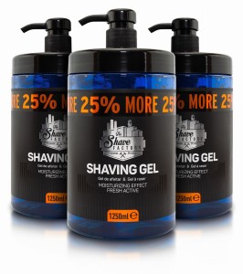 Shave factory  żel do GOLENIA 1250 ml 3 PACK 