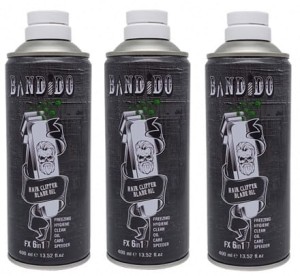 BANDIDO CLIPPER BLADE OIL Spray 3 sztuki 